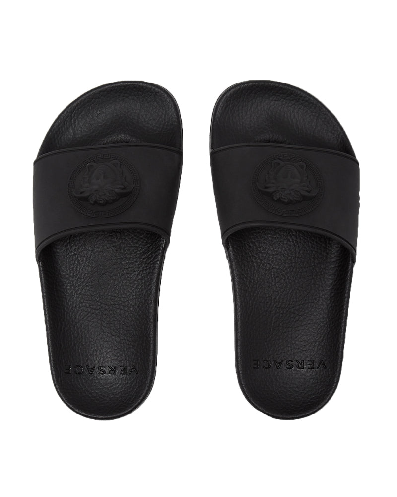 
  
    Versace
  
 Black Medusa Slides