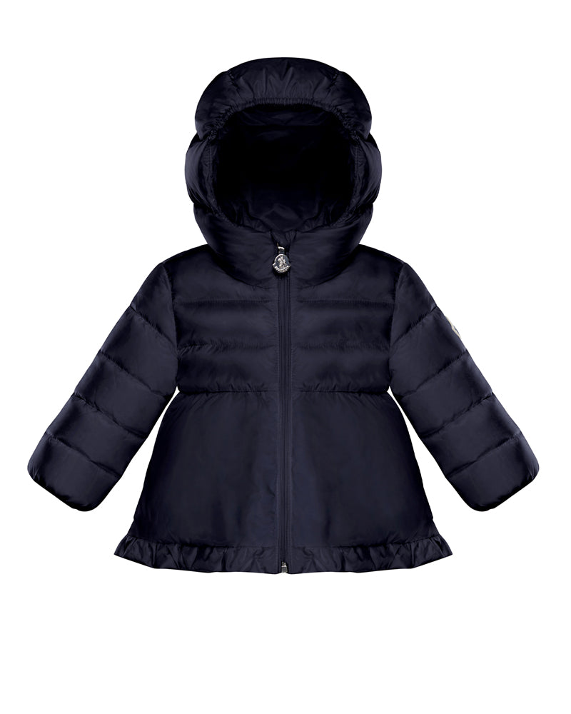 Moncler Baby Girls Jacket Navy Down Padded Odile Jacket 18 24 months