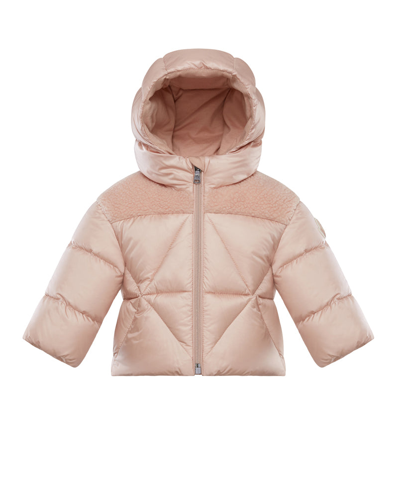 Baby moncler coat with fur best sale