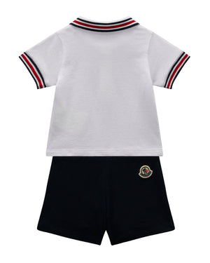 
  
    Moncler
  
    Enfant
  
 Baby Boys Navy Polo & Short Set