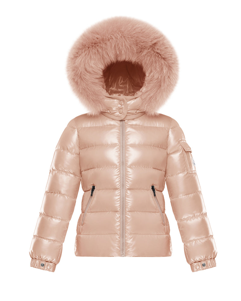 Girls Pink Bady Fur Jacket