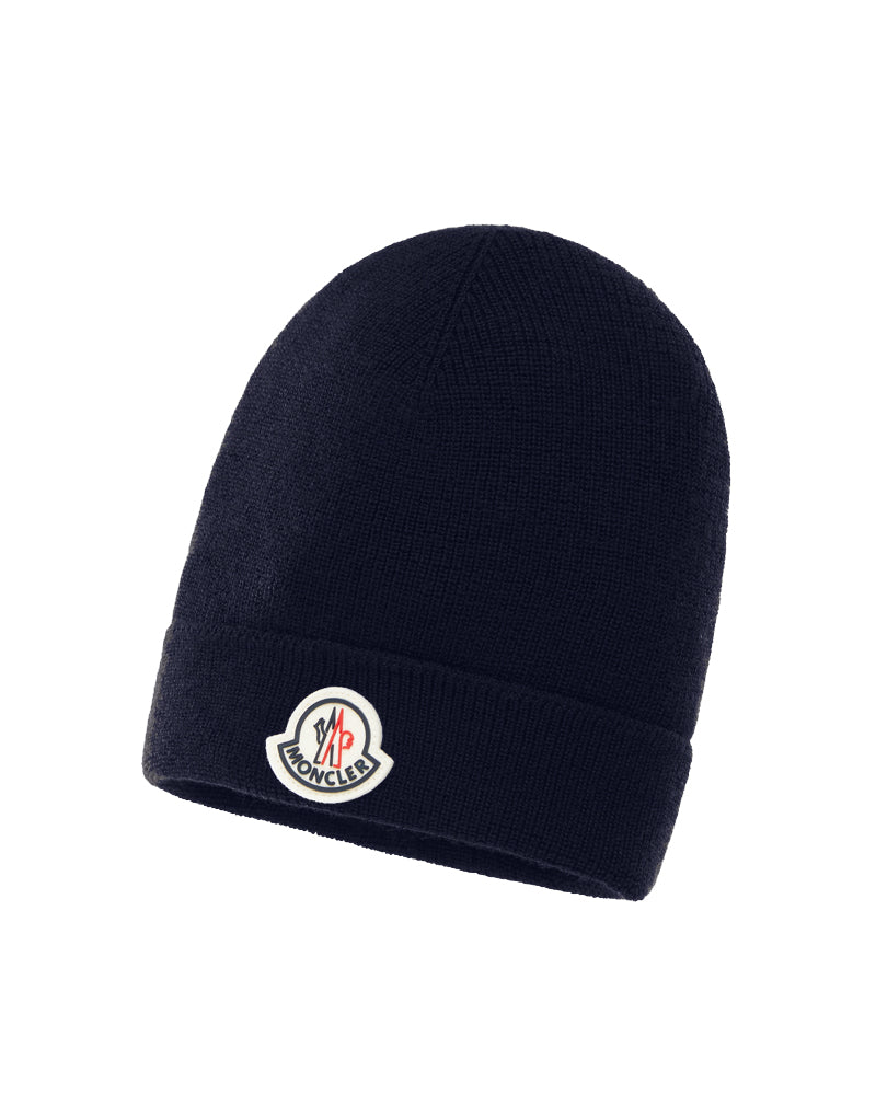 Navy moncler outlet hat