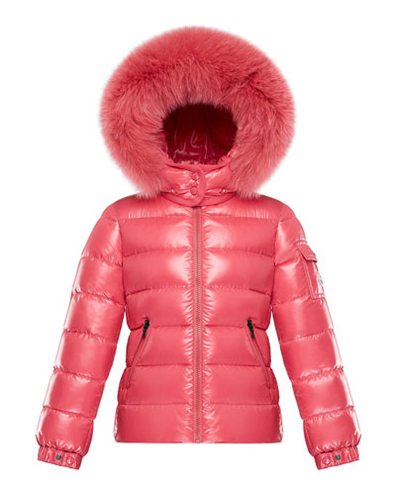 Girls Fuchsia Bady Fur Jacket