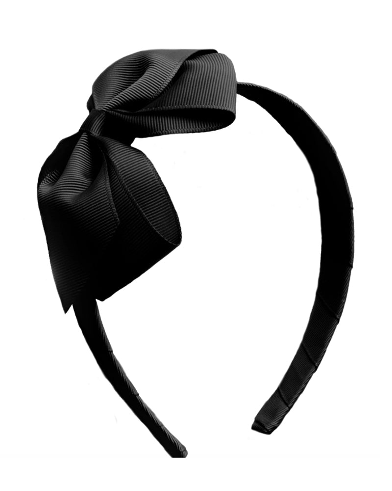 Coco Bow Hairband - Black