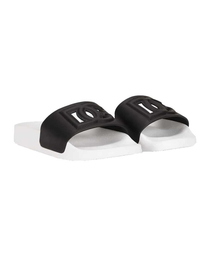 Fendi slides black 2025 and white