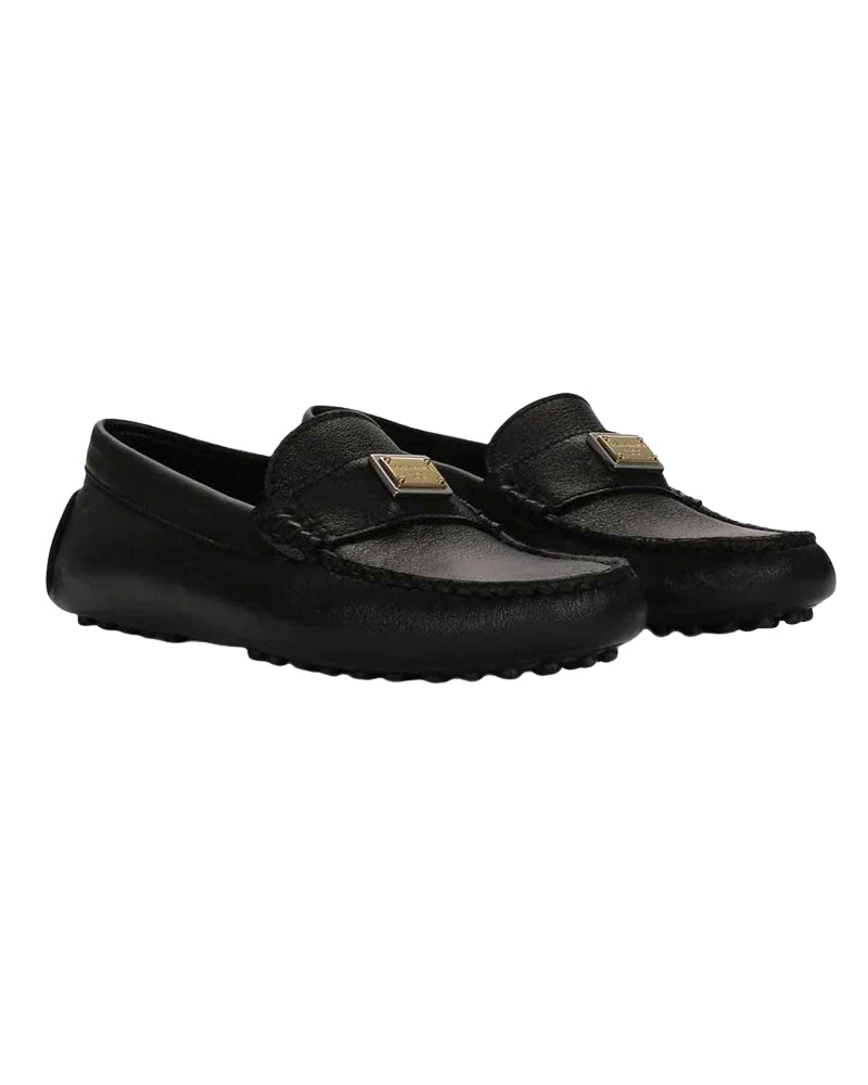 Dolce & Gabbana Kids Boys Black Loafers display picture 1
