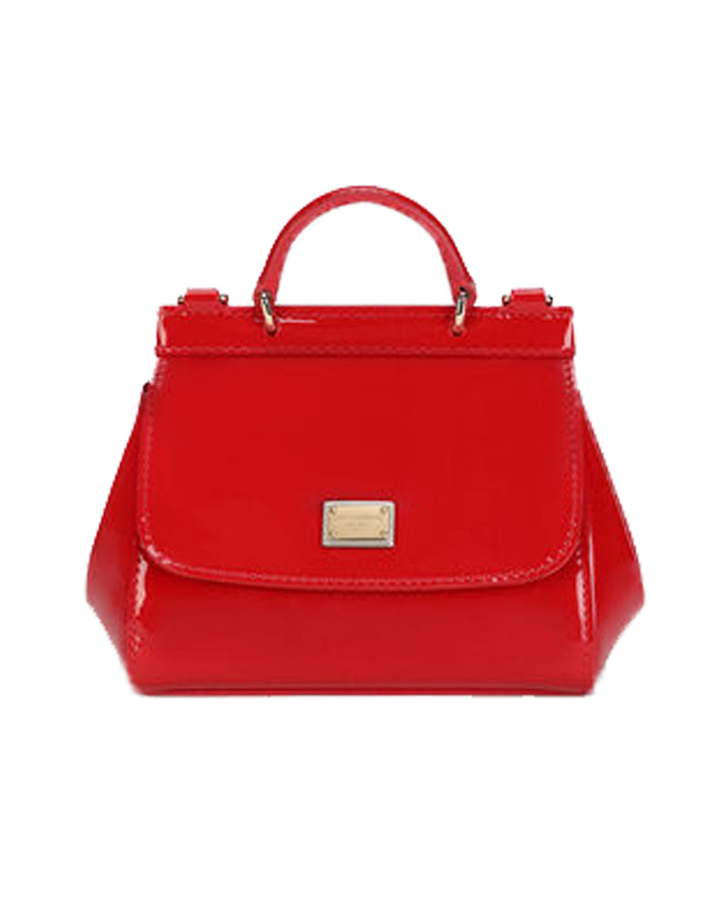 Dolce & Gabbana Girls Red Sicily Bag - Designer Kids Wear