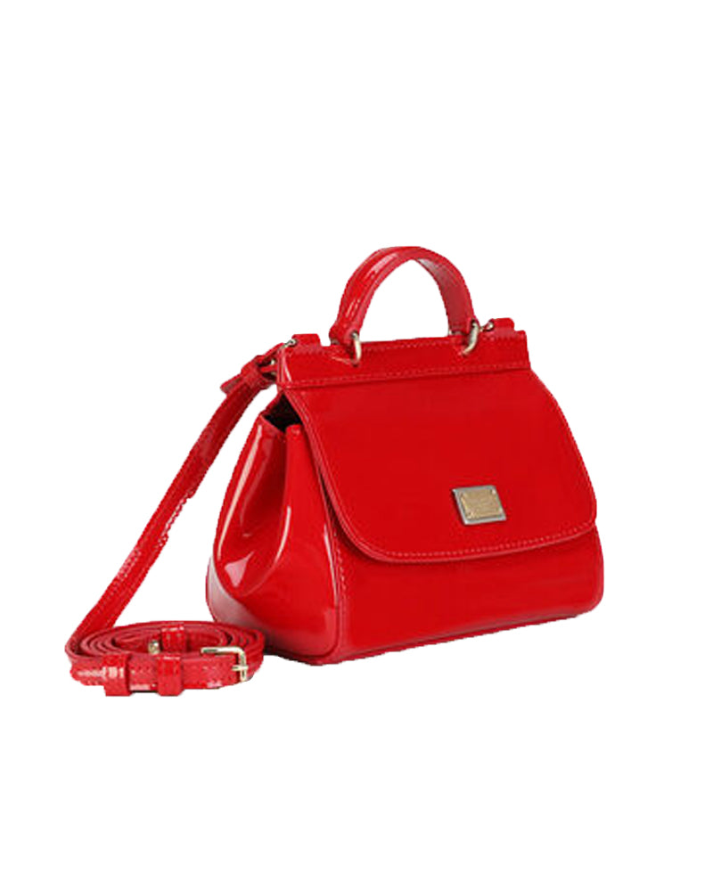 Dolce & Gabbana Girl's Sicily Mini Leather Satchel Bag
