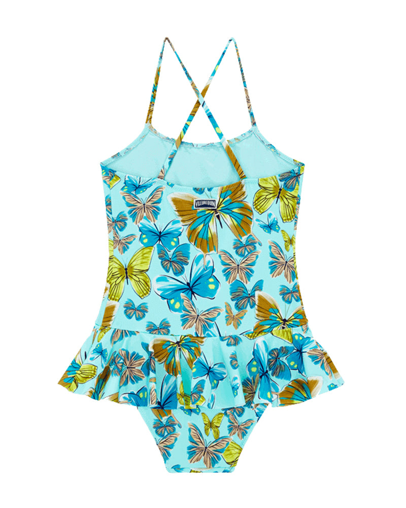 Girls Butterfly Multi/Print Swimsuit