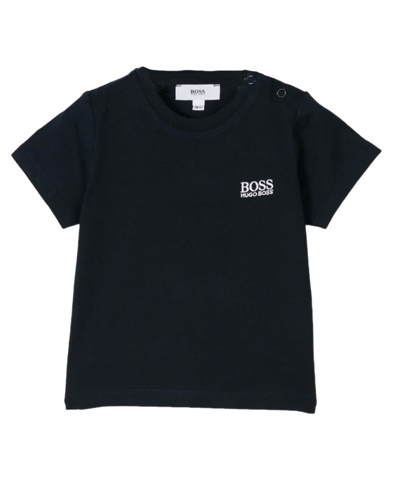 Hugo Boss Kids Baby Boys Navy T-Shirt - Main Image