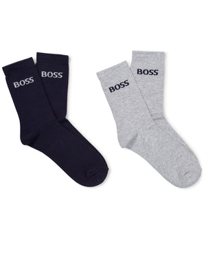 
  
    Boss
  
 Boys Grey Sock Set