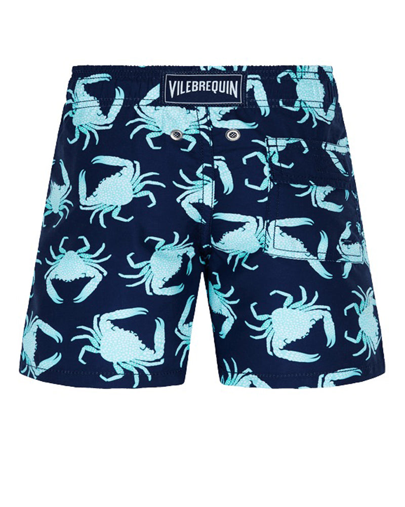 Boys Navy Only Crabs Swim Shorts