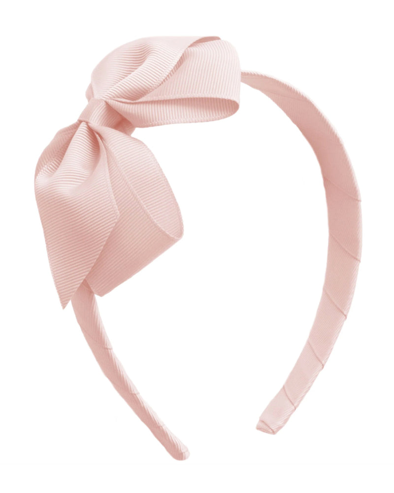 Jorgia Bow Hairband - Ballet Pink