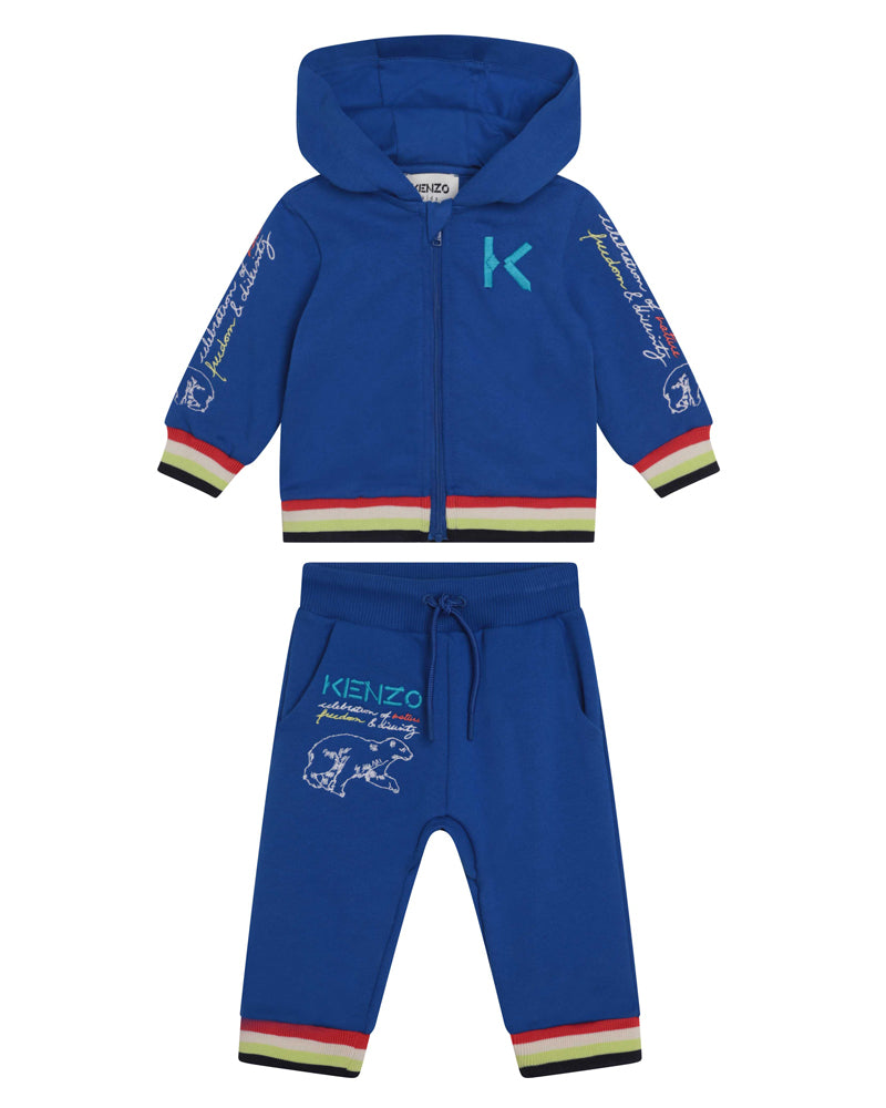 Baby blue clearance kenzo tracksuit