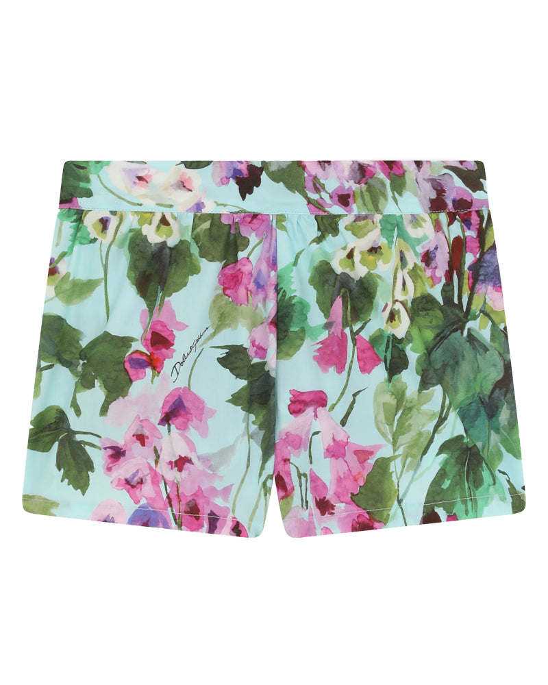 Dolce & Gabbana Girls Multi/Print Shorts - Designer Kids Wear