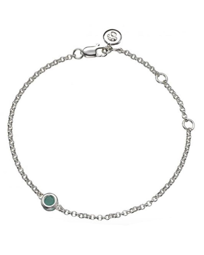 May Birthstone Bracelet-Emerald