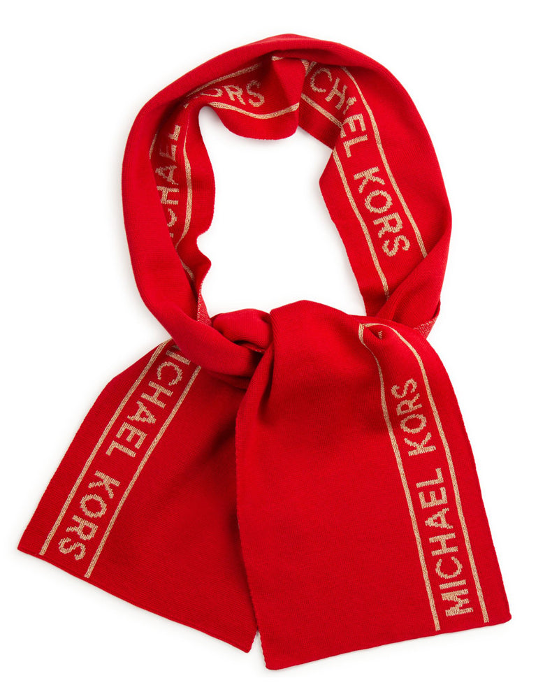 Michael kors hot sale scarf red