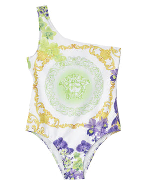 
  
    Versace
  
 Girls Multi/Print Swimsuit