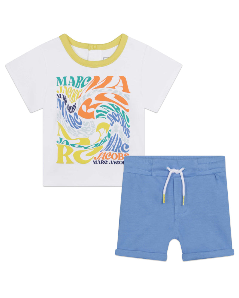 Baby Boys White Outfit Set