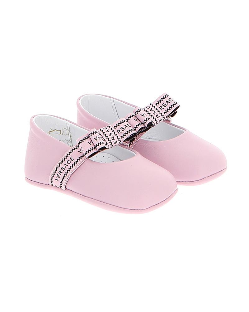 Baby Girls Pink Crib Shoes
