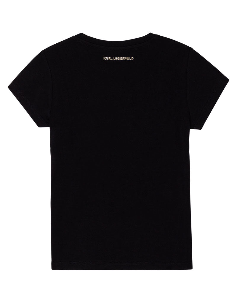Girls Black T-Shirt