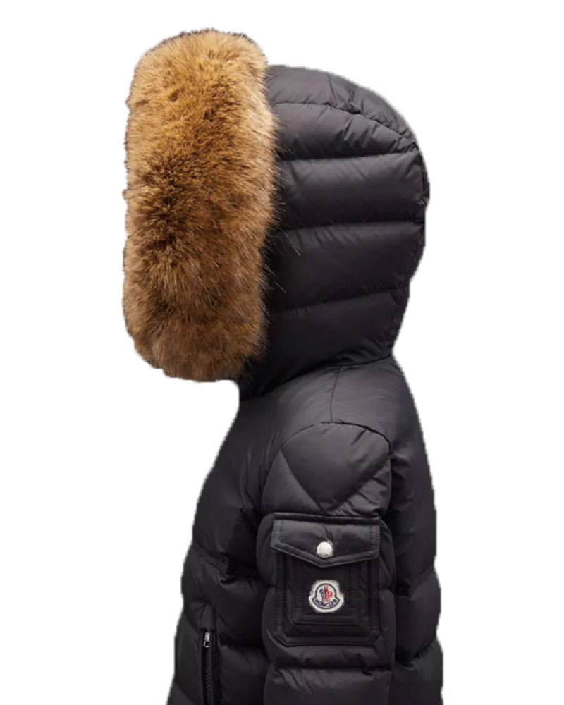 Moncler Kids Enfant Boys Black New Byron Down Jacket