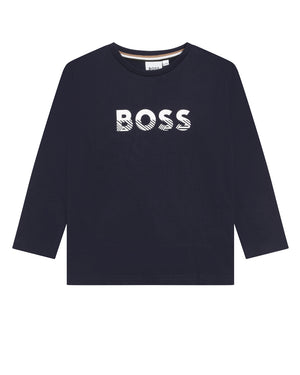 
  
    Boss
  
 Boys Navy Top