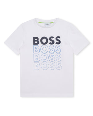 
  
    Boss
  
 Boys White T-Shirt