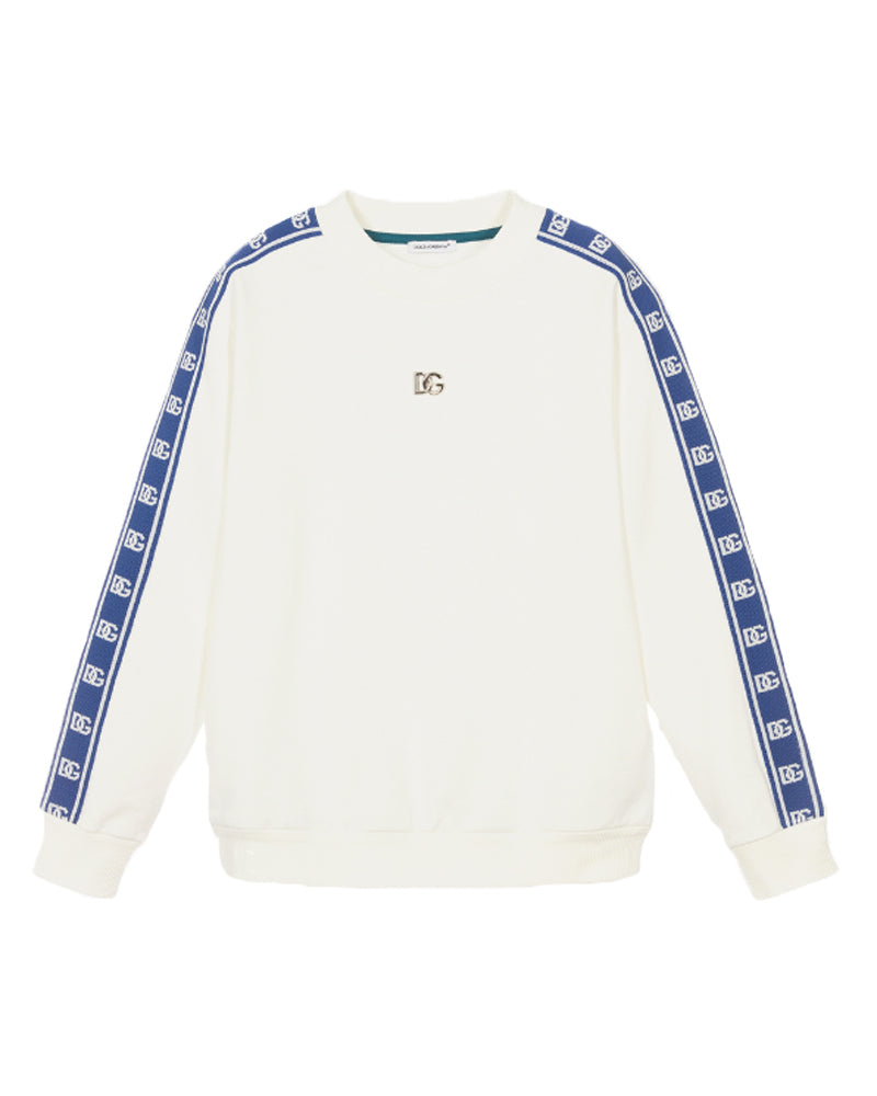 Boys White Sweatshirt