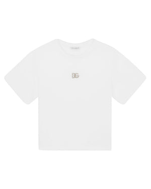 
  
    Dolce
  
    &
  
    Gabbana
  
 Girls White T-Shirt