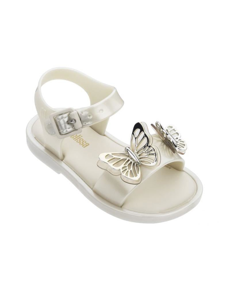 Girls White Mar Butterfly Sandal