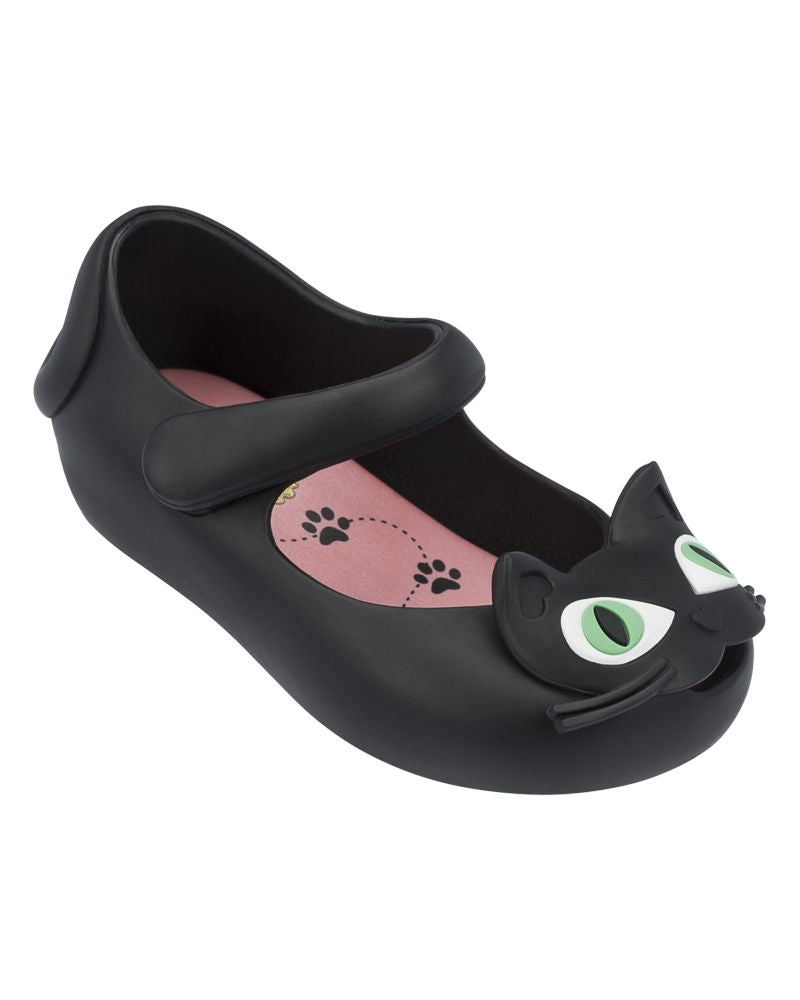 Black Ultragirl Cat Flats