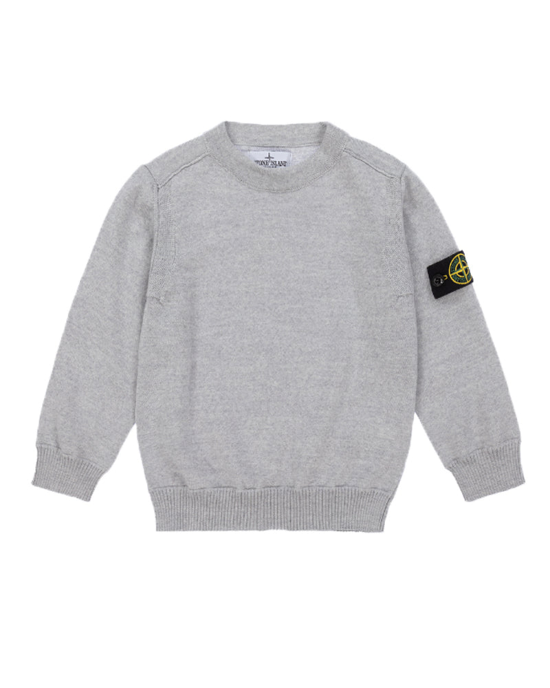 Boys Grey Knit Sweater