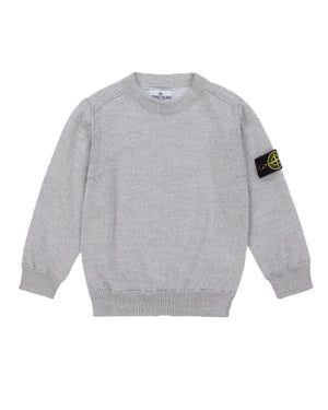 
  
    Stone
  
    Island
  
    Junior
  
 Boys Grey Knit Sweater