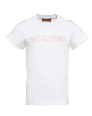 
  
    Missoni
  
 Girls White T-Shirt