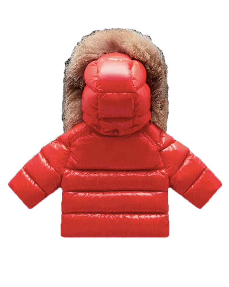 Red baby moncler coat online